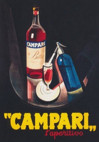 Campari L'aperitivo 1926 Italy Vintage Wall Art