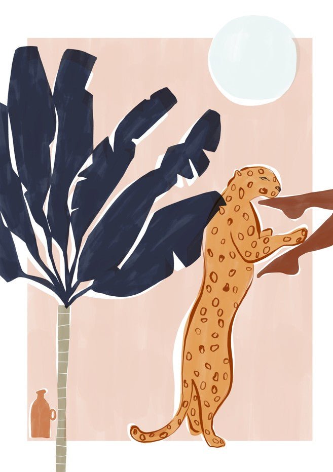 Chin Up Leopard by Ivy Green Illustrations