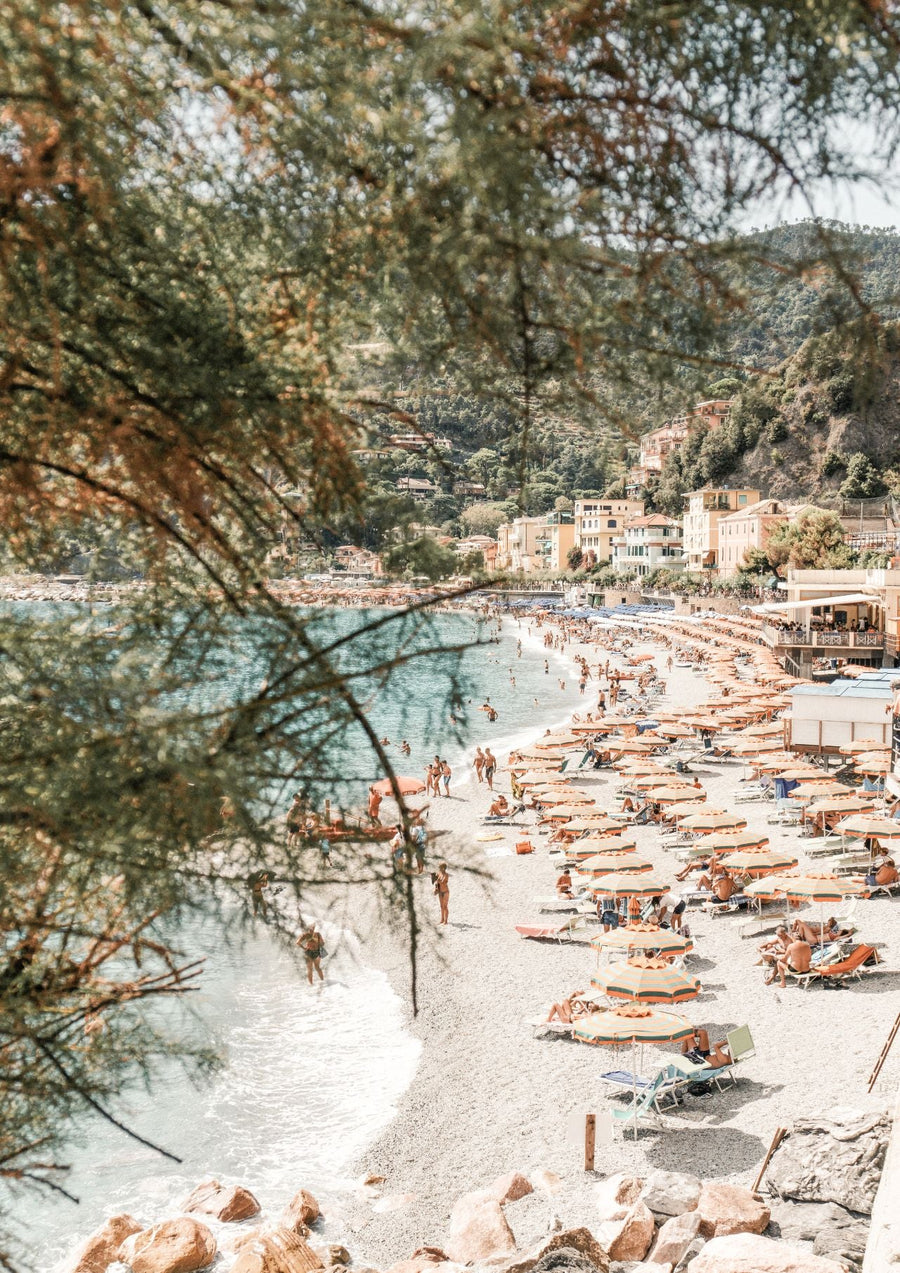 Cinque Terre Town Beach Italy Wall Art
