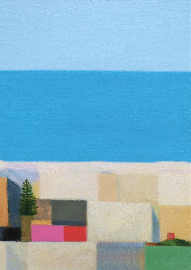 Coastal Town, October by Ieva Baklane