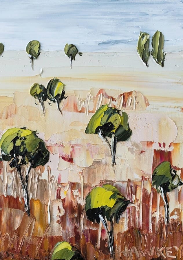 Colourful Land II By Angela Hawkey