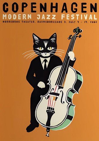 Copenhagen Jazz Can Modern Festival Wall Art