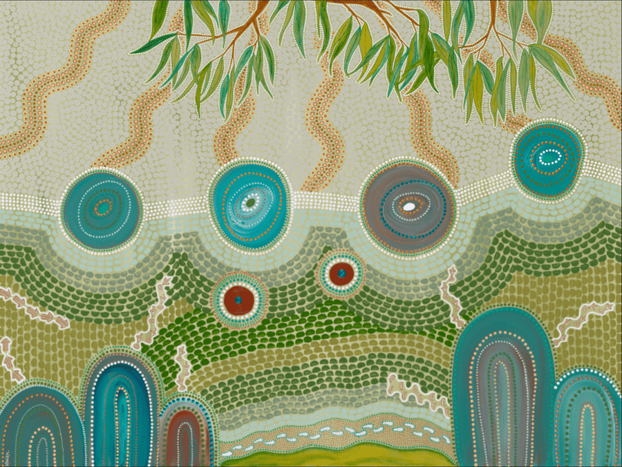 Country Connections Indigenous Art by Domica Hill