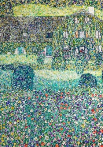 Country House on Lake Atter Wall Art by Gustav Klimt