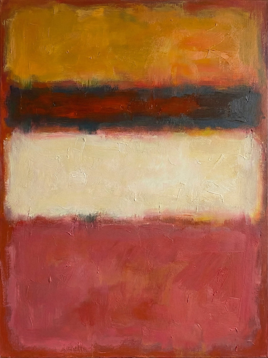 Crimson Horizon Mark Rothko Inspired