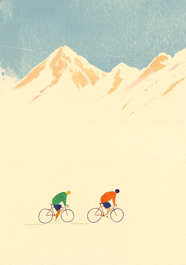 Cycling In The Valley By Henry Rivers