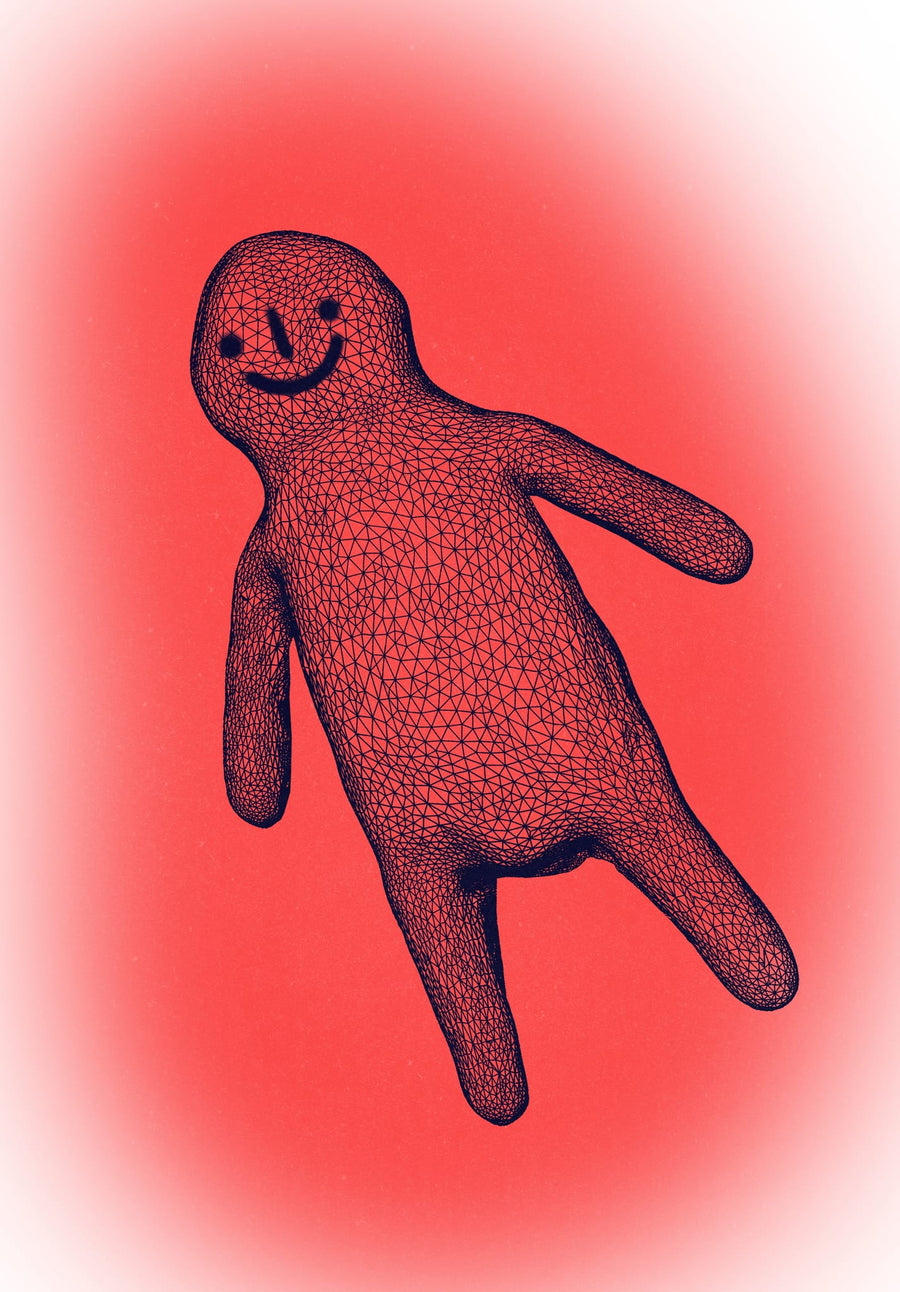 Digital Blender Figure by Lisa Goebel