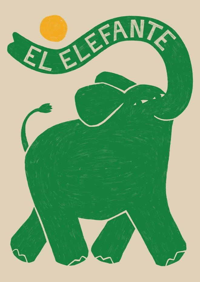 El Elefante Green by Manne Jalilian