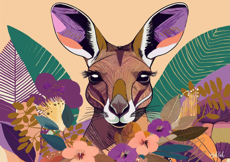 Empyreal Kangaroo by Inkheart Designs