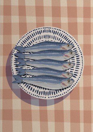 Fish In The Plate Wall Art by Lisa Solomoniuk