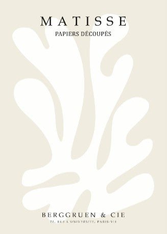 Floral Neutral Wall Art By Henri Matisse