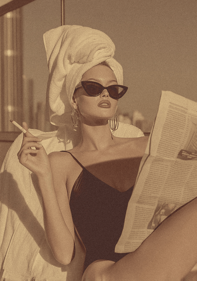 Glamour in The Amalfi Vintage Wall Art
