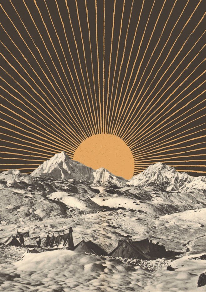 Golden Hour Mountainscape by Florent Bodart