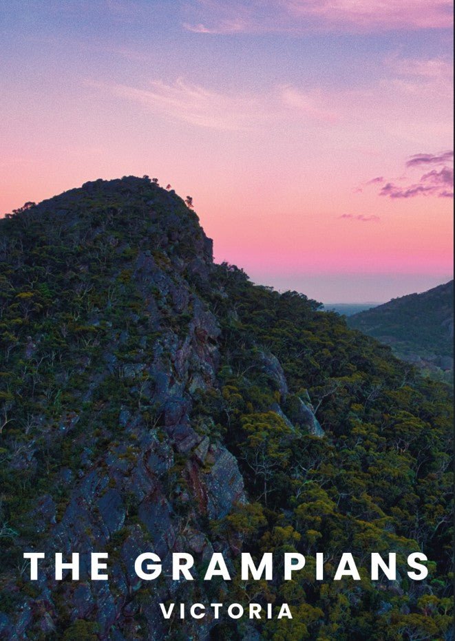 Grampians Travel Poster, Victoria by L10