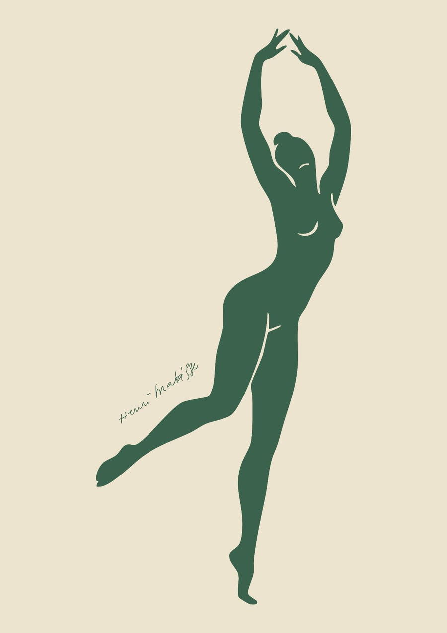Green Dancing Figure by Henri Matisse