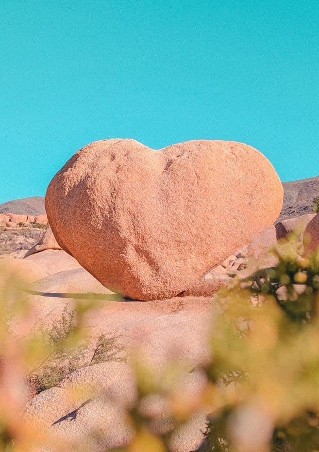 Heart Rock In Joshua Tree National Park, California By Tom Windeknecht