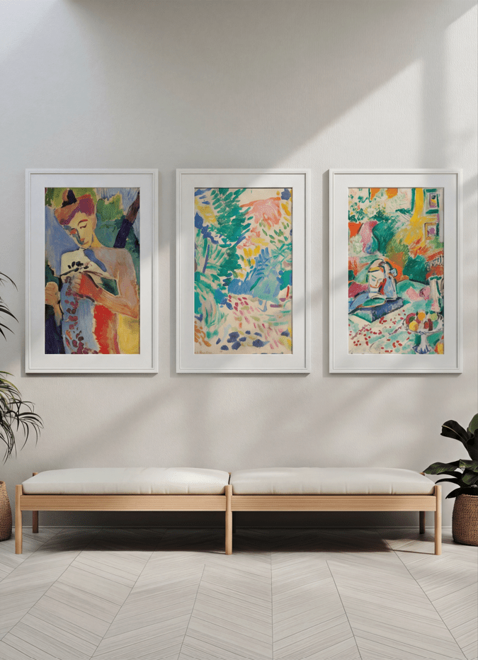 Henri Matisse Set of 3 Wall Art Fine Art Prints