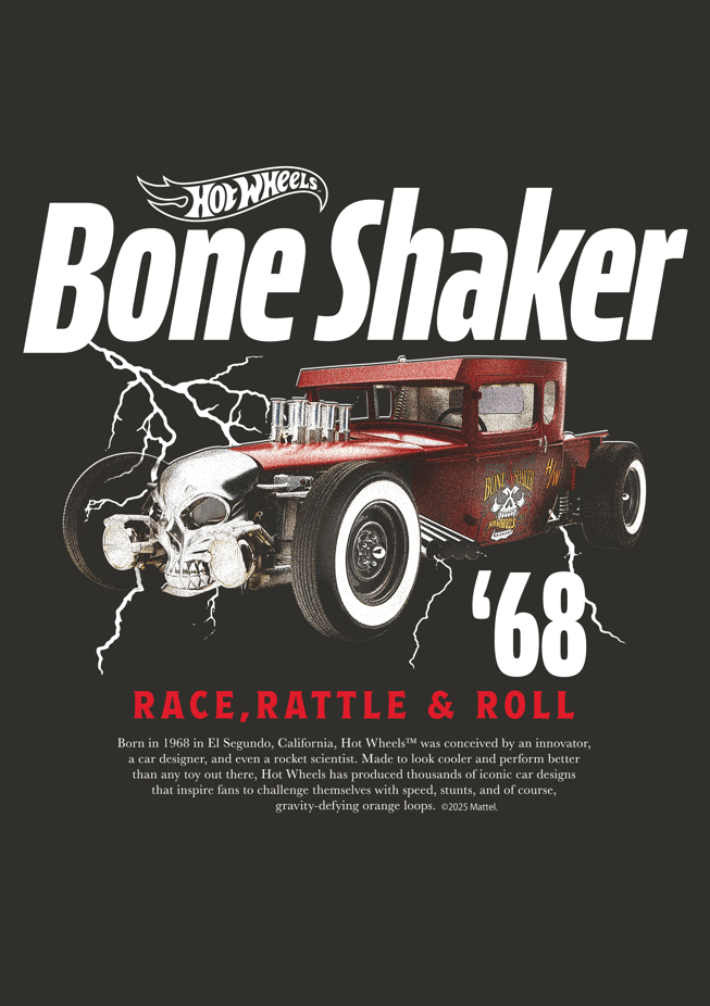 Hot Wheels Boneshaker 68 Vintage Print