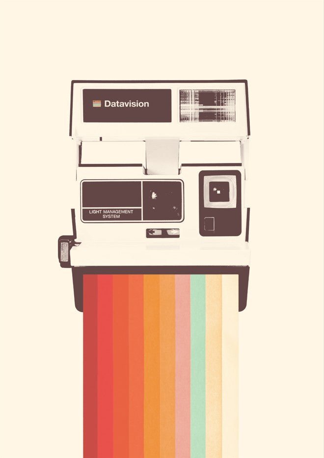 Instant Camera Rainbow by Florent Bodart