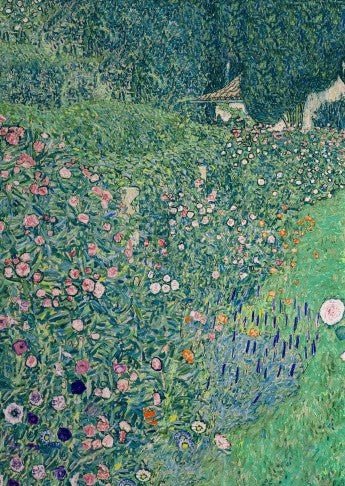 Italian Garden Wall Art by Gustav Klimt