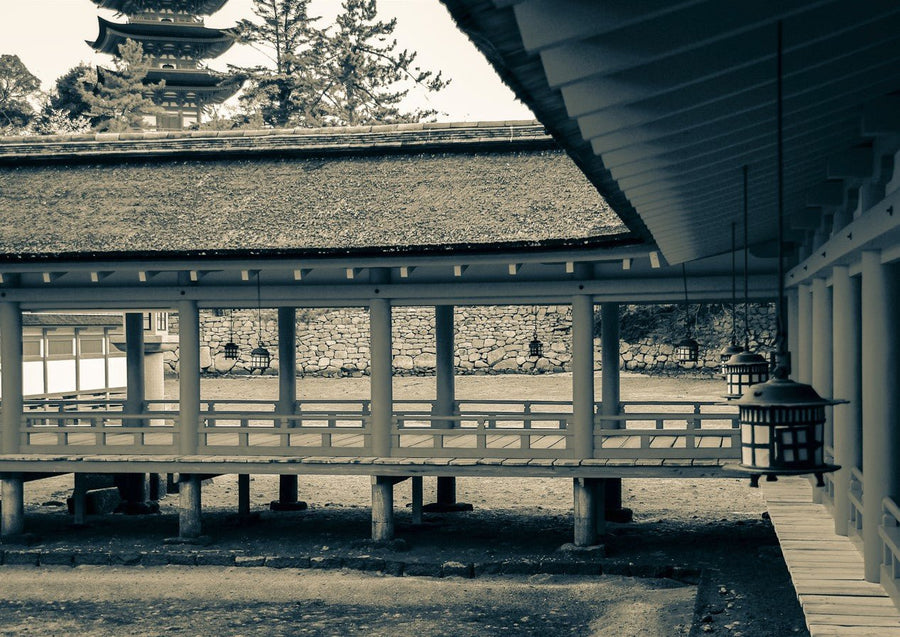 Itsukushima Shrine Boardwalk by Steven Scott