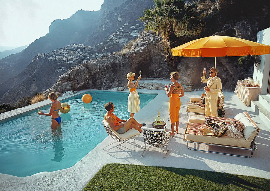 La Dolce Vita Retirement Party Vintage Photograph