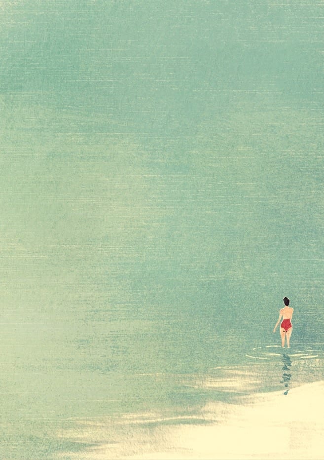 Last Swim On The Day By Henry Rivers