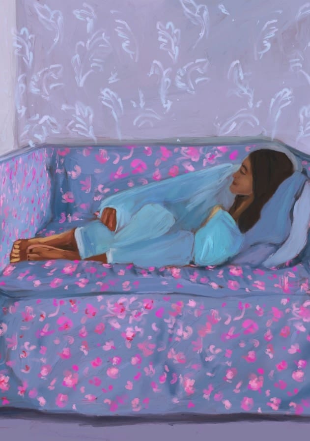 Lazy Days on Couch By OSheens Gallery