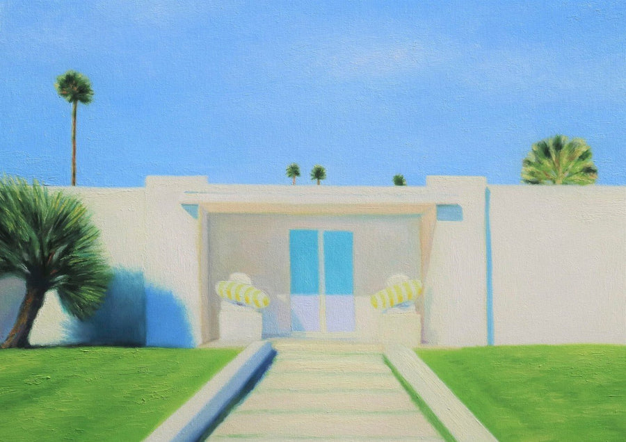 Light Blue Door by Ieva Baklane
