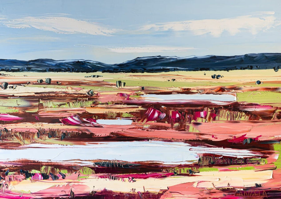 Maroon Plains By Angela Hawkey