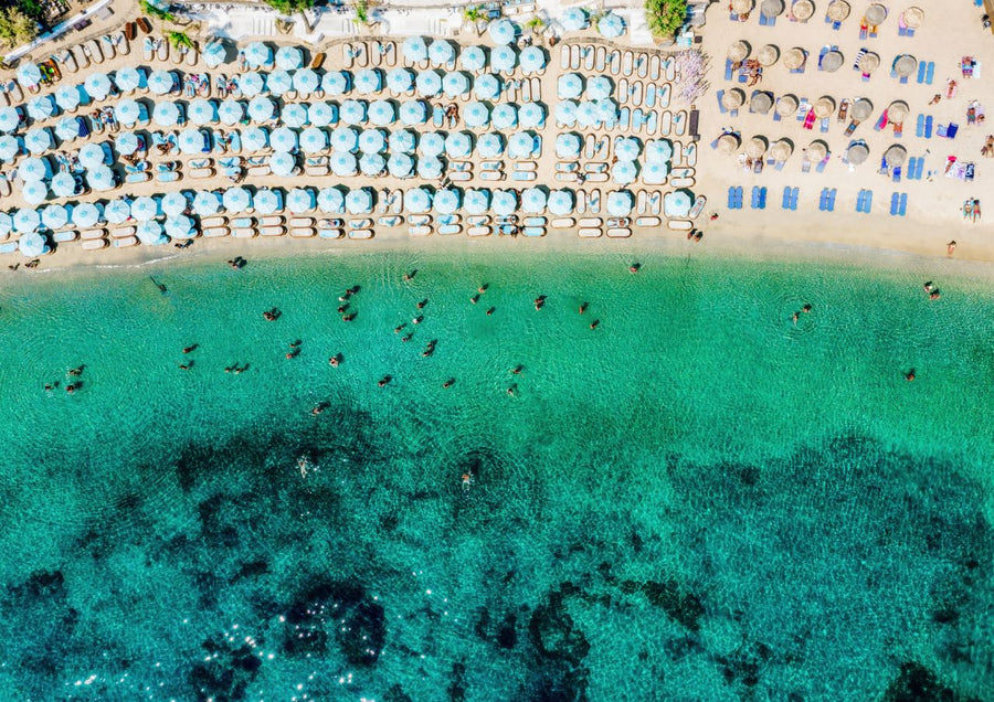 Mediterranean Aerial Coastal Beach Photography