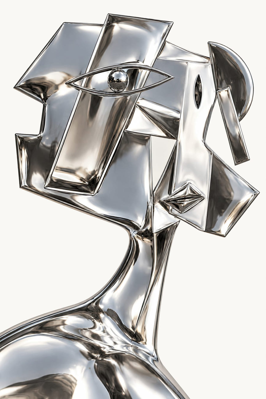 Modern Abstract Sculpture By Treechild | Art & Canvas Print
