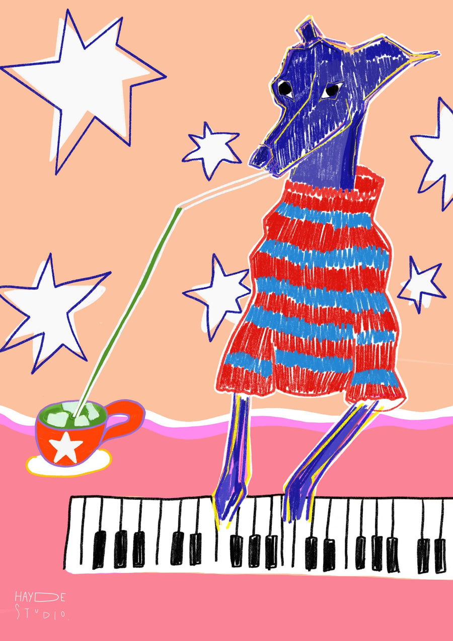 Moonlight On The Keys By Hayde Nizard