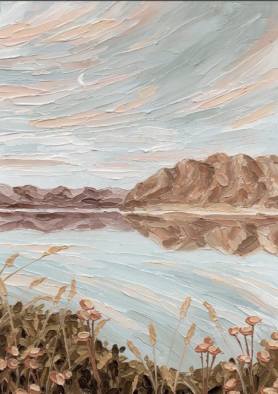 Moonlit Lake By Hannah Weisner