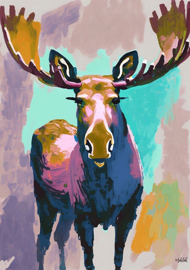 Moose by Inkheart Designs