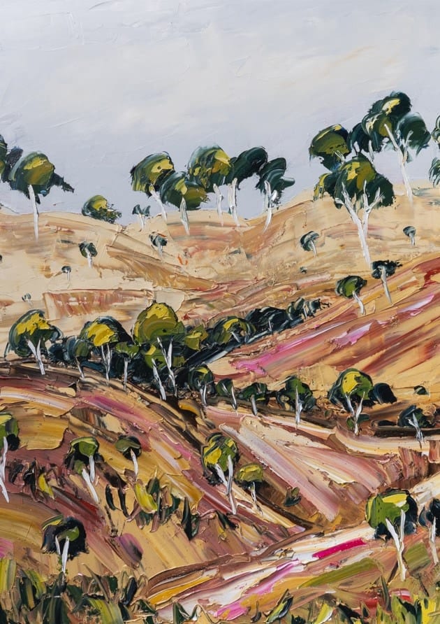 Ochre Hills By Angela Hawkey