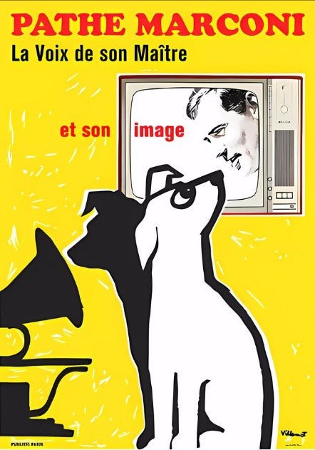 Pathe Marconi Vintage Dog Print