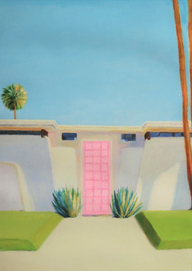 Pink Door by Ieva Baklane