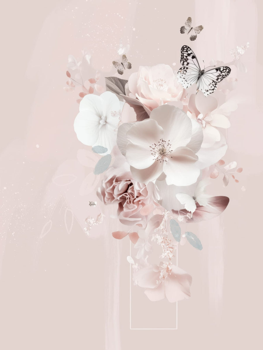 Pink Petal Veil Complement by Bella Eve