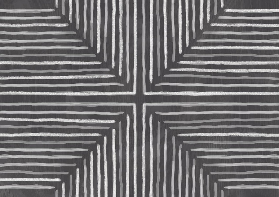 Radiant Lines Geometric Symmetry By Julia Cheney
