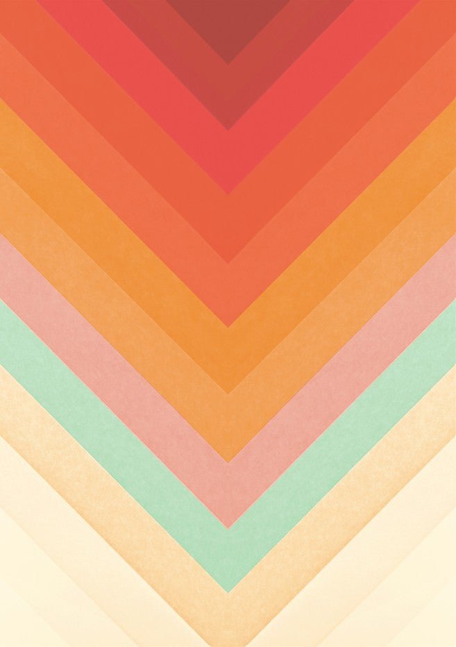 Rainbow Chevrons by Florent Bodart