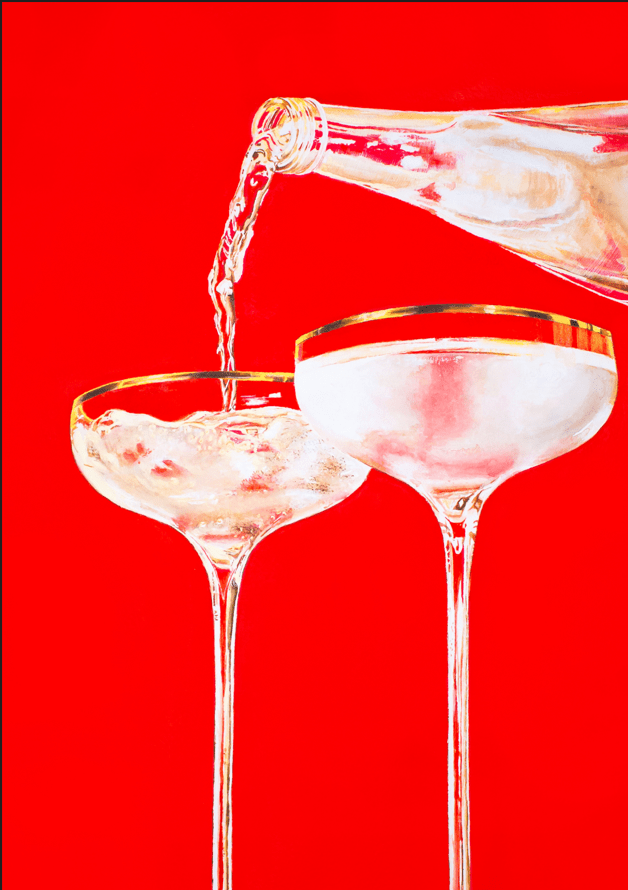 Red Sparkling by Julia Ockert