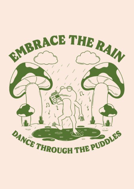 Retro Dancing Frogs Wall Art