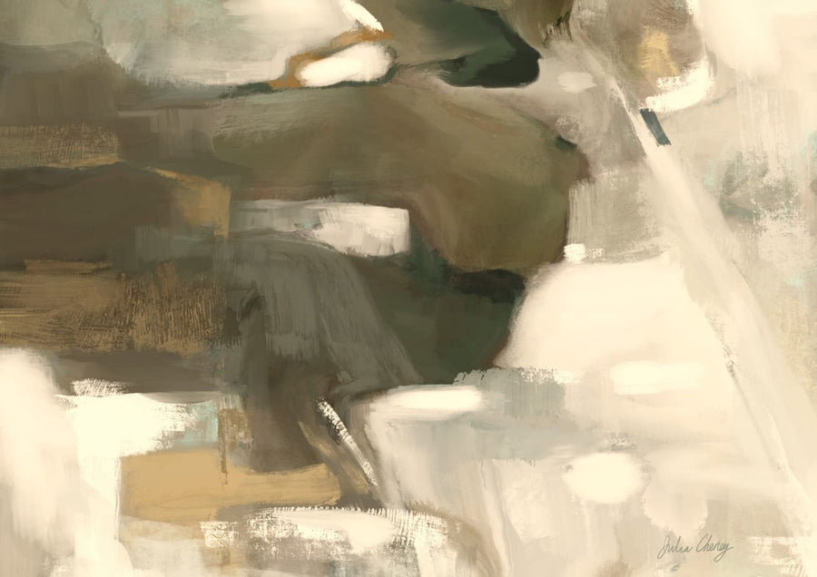 Sage, Cream Abstract Julia Cheney