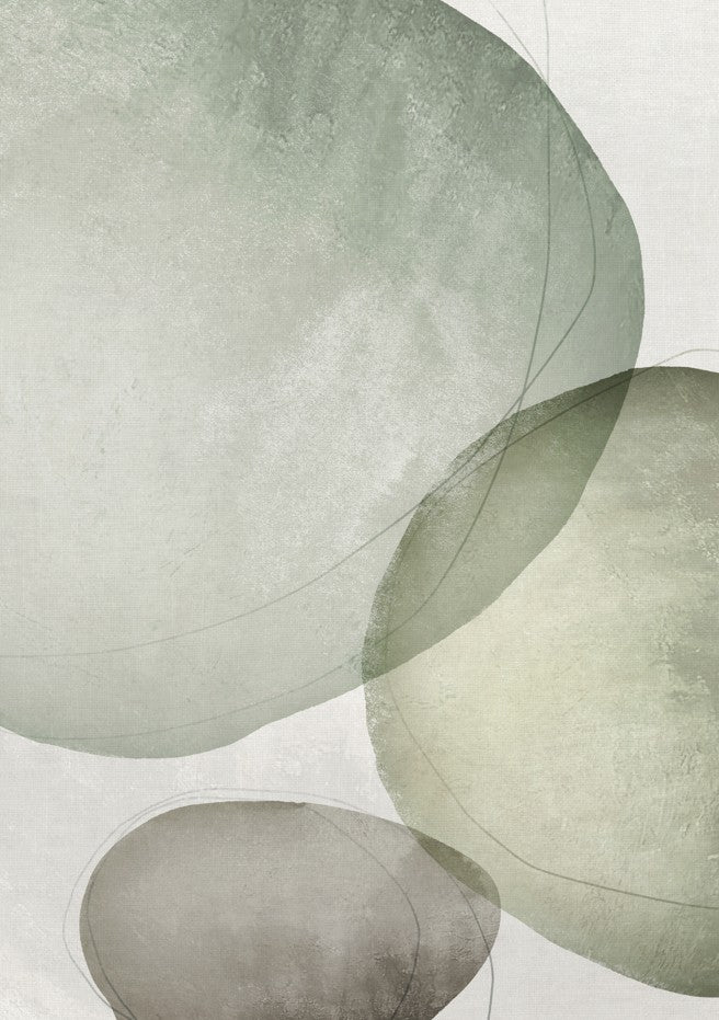 Sage Green Circles by Dear Muskeeter