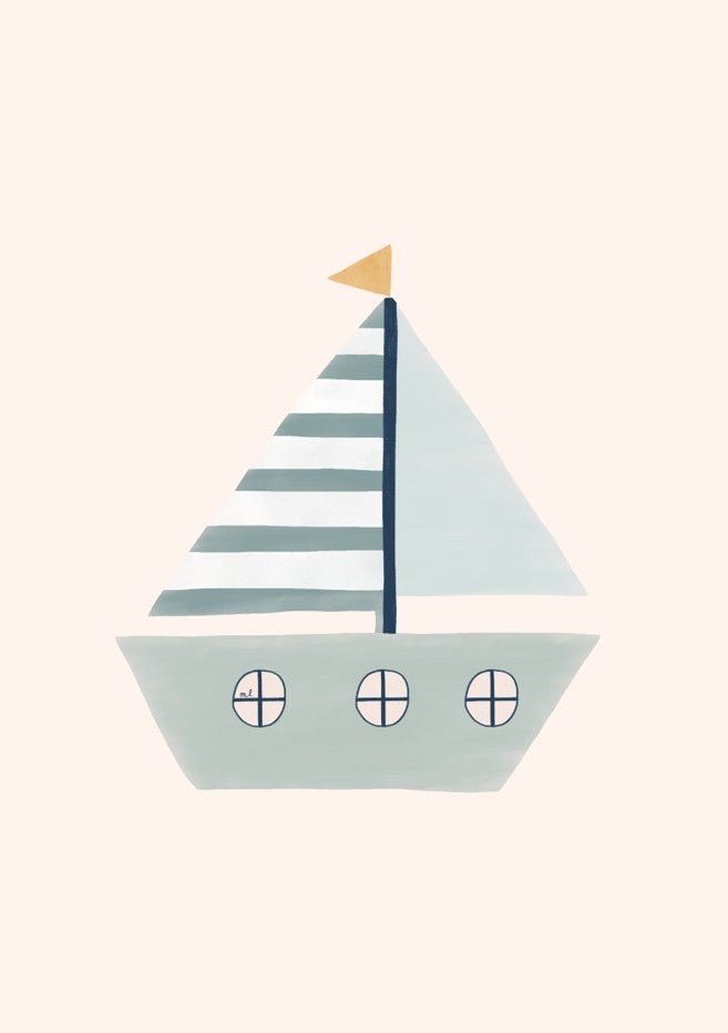 Sailboat by Menina Lisboa
