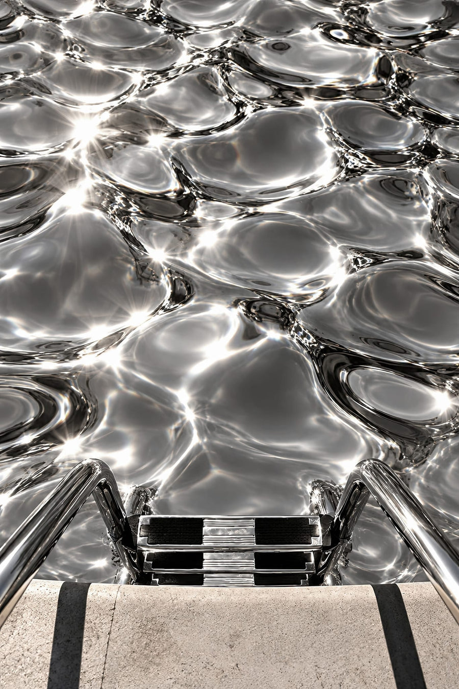 Shimmering Pool Water By Treechild | Art & Canvas Print