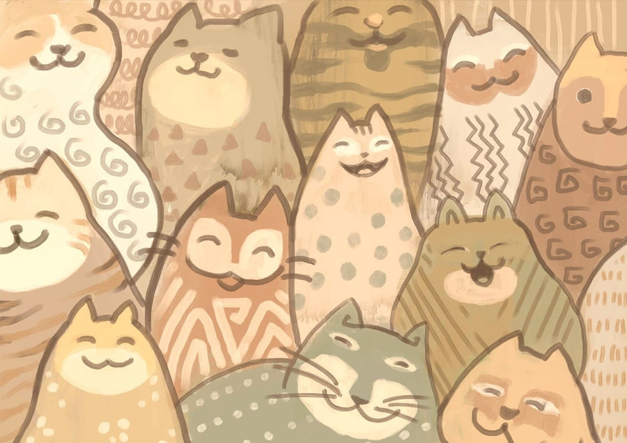 Smiling Cats Julia Cheney