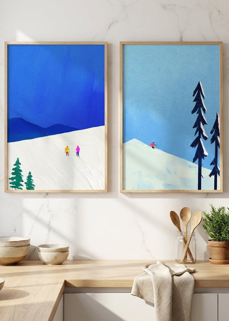 Snow Buddies Pair by Henry Rivers