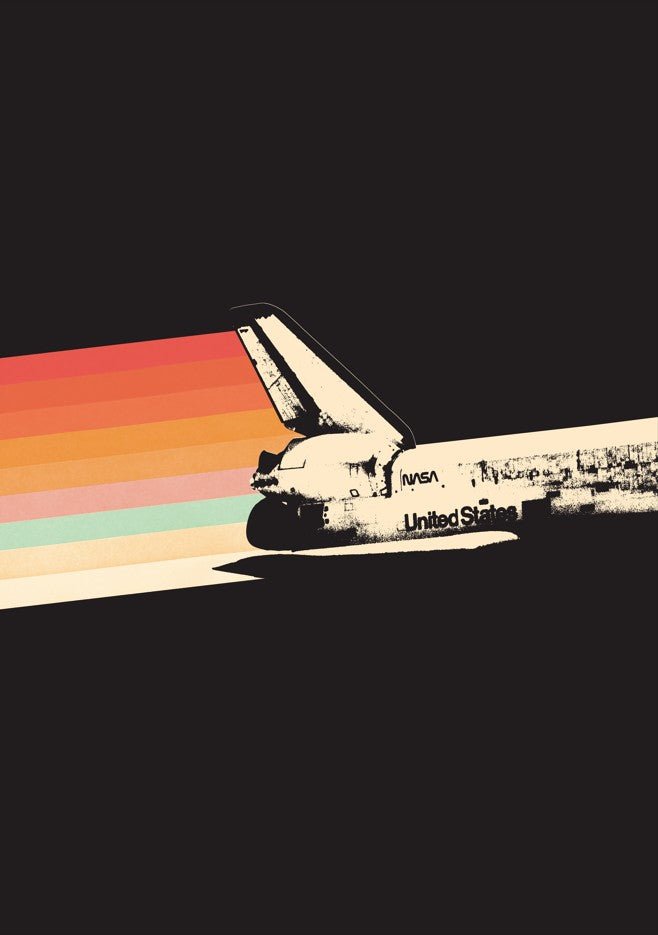 Space Ship Rainbow by Florent Bodart